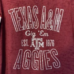 Blue 84 Texas A&M top.  Women’s M. T130